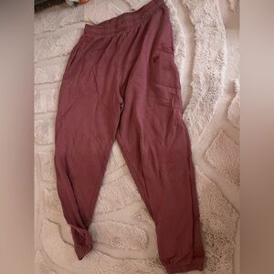 Maroon Jogger Pants
